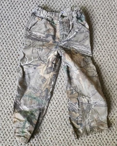 Carhartt Realtree Camo Cargo Pants (Youth 5) Adjustable Waist Duck Canvas - Picture 1 of 4