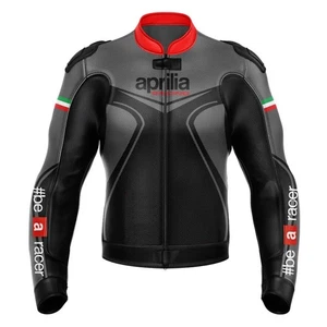 Aprilia Riding Jacket Racing Motorbike/Motorcycle Men Bike Leather Armour Jacket - Bild 1 von 4