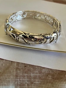 Apportier Silberfarben Stretch Armband - Bild 1 von 3