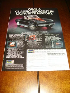1967 CORVETTE REVELL ***ORIGINAL 1993 AD*** - Picture 1 of 1