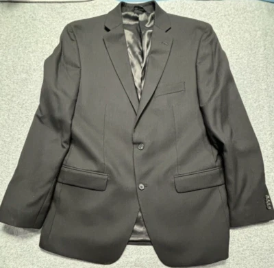 Traje Blazer Marc Anthony Para Hombre Abrigo Deportivo Lana Negro Talla 42R Foto 1 de 4