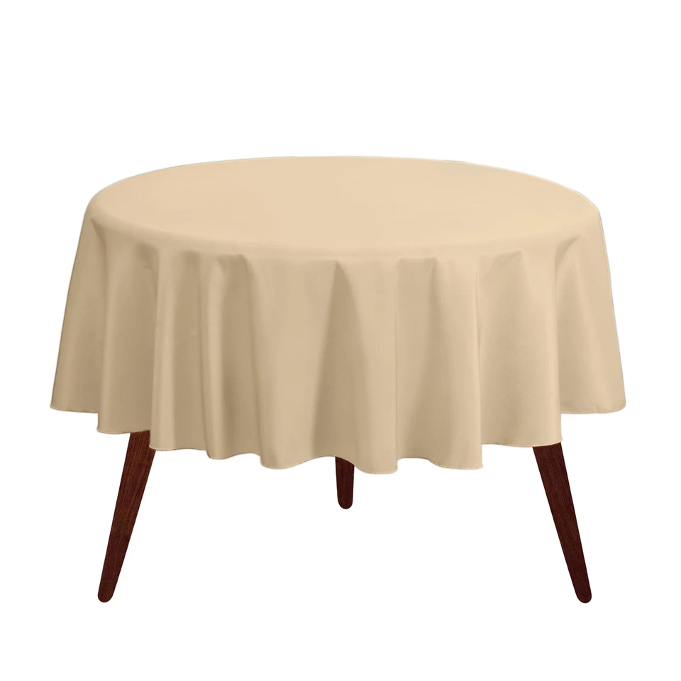 Gee Di Moda Tablecloth - 300cm Inch Round Tablecloths for Circular Table Cover