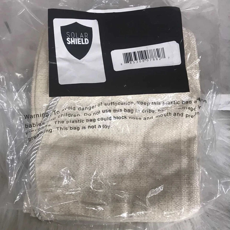 Solar Shield Window Valance - White Gold 41x20 - Image 1 of 2