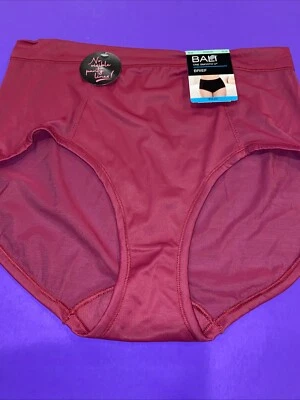 NEW!  BURGUNDY BALI ONE SMOOTH UP  BRIEF  / XL 8/ $13 - Image 1 of 4