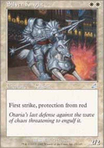Silver Knight - Foil NM, English MTG Scourge