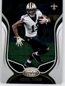 Michael Thomas NFL PWE 2019 certificado tarjeta base Saints #85 - Imagen 1 de 2