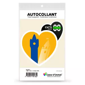 Sticker autocollant Coeur J'aime le Nord-Pas de Calais Dépt - Ch'Ti - Imagen 1 de 3