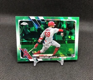 2021 Topps Chrome Update SAPPHIRE Jo Adell /50 GREEN REFRACTOR SP RC No. US44 ๐ - Picture 1 of 16