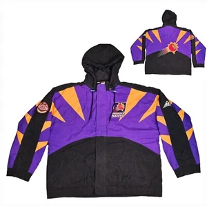 Chaqueta con Capucha Mediana Vintage Años 90 NBA Por Apex One Phoenix Suns Baloncesto Puffer - Imagen 1 de 24
