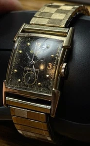 Vintage Gruen Veri-Thin Precision Rolled Gold Plate & S/S Wristwatch - Picture 1 of 7