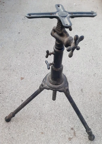 A. Hoffman Peerless Cast Iron Drafting Table Base, Rochester, N.Y.  Tripod base Cover