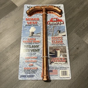 Sewer Skewer 451188 Copper Sewer Vent Defroster 9-1/2 W x 17 L in. - Picture 1 of 2