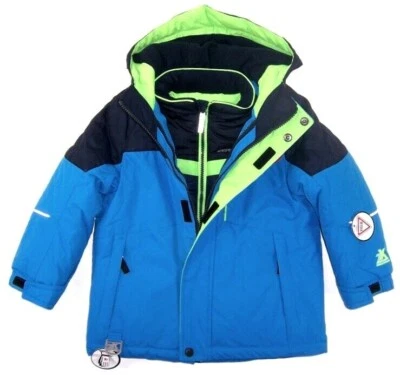 ZeroXposur Boy's 3 in 1  Winter Jacket  NWT   Size 4  Azure Blue All Seasons  - Image 1 of 4