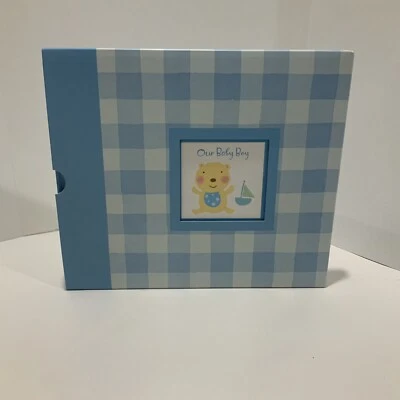 NEW BABY Boy(s) Keepsake 8” x 10” Memories Scrapbook - Image 1 of 4