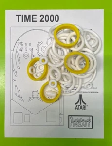 Atari Time 2000 Pinball Machine Rubber Ring Kit - Picture 1 of 2