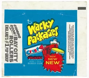 1975 Topps Wacky Packages 15a serie 15 CONFEZIONE CERA WRAPPER 0-490-21-01-5 - Foto 1 di 1