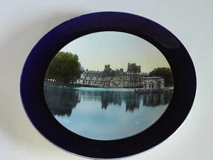 ASSIETTE SARREGUEMINES BREVETÉ S.G.D.G CLICHE DULAC PALAIS DE FONTAINEBLEAU RARE - Picture 1 of 3