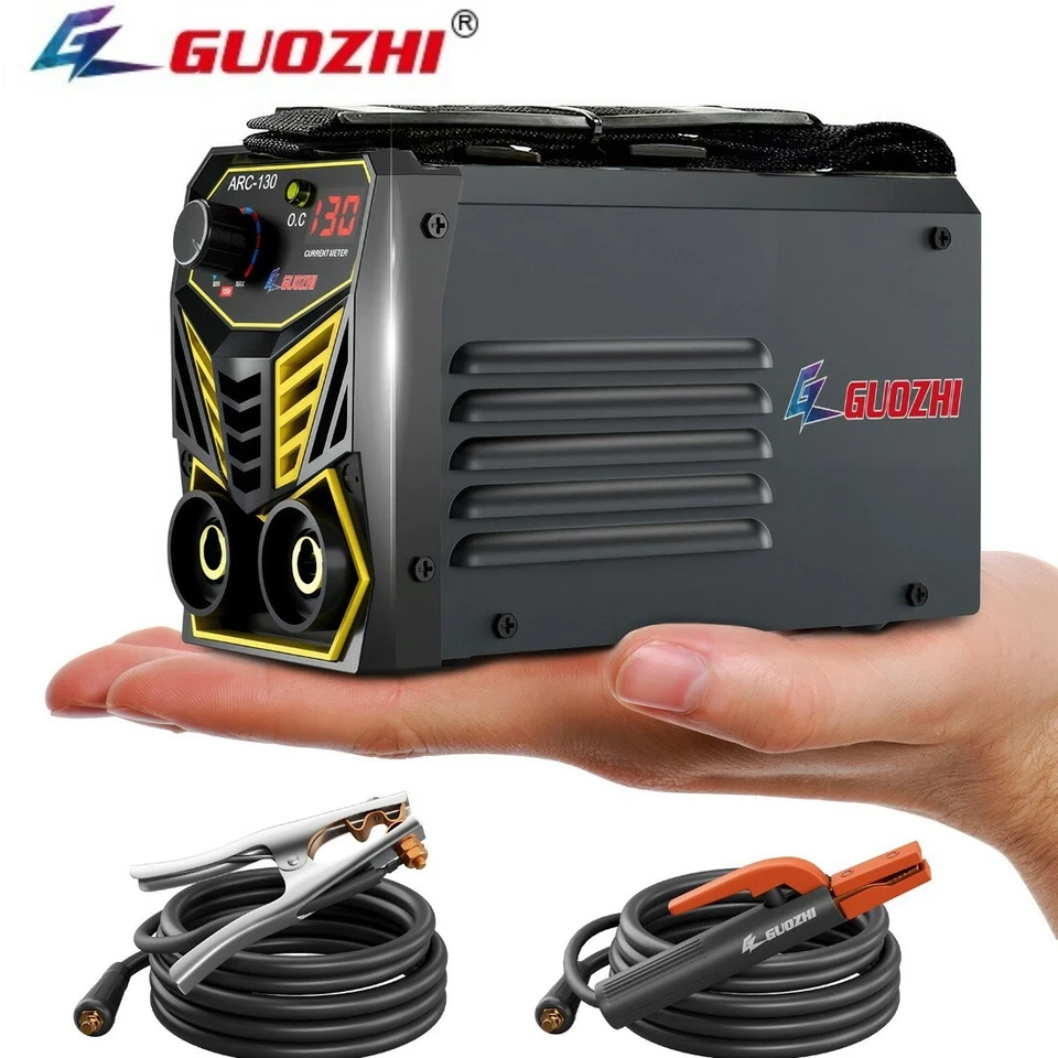 Портативный сварочный аппарат GZ GUOZHI 130 А, 110 В, мини-сварочный аппарат ARC, небольшой сварочный аппарат - Изображение 1 из 4