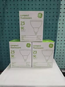 GE Lighting Compact Fluorescent Lamp 23 Watts 120 V 1000 Lumens, FLE23/3/PAR38FL - Picture 1 of 5