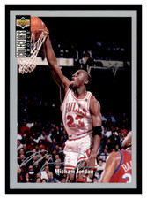 1994-95 Upper Deck Collectors Choice Michael Jordan Silver Signature #240 Bulls