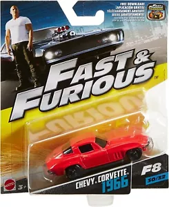 MATTEL 1/55 FAST & FURIOUS CHEVY CORVETTE 1966 30 of 32 BRAND NEW - Picture 1 of 5