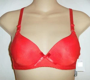 LOTE DE 2 SUJETADORES ROJOS RAMPAGE 32A 32 A NIÑAS ADOLESCENTES CONJUNTO DE 2 SUJETADORES FORMA SUAVE ¡CUBIERTA DE TAZA!¡! - Imagen 1 de 3