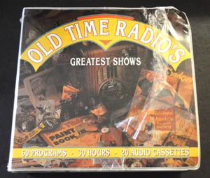 Old Time Radio's Greatest Shows 20 Audio Cassettes NOS - Picture 1 of 3