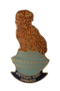 Schottland Greyfriars Bobby Terrier Edinburgh Pin Anstecker - Bild 1 von 2