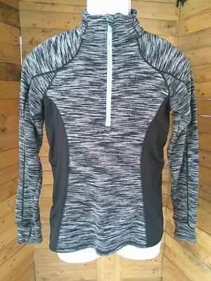 Camisa Avalanche Mujer M Absorbente Rendimiento Atletismo Térmica Negra Blanca  Foto 1 de 4