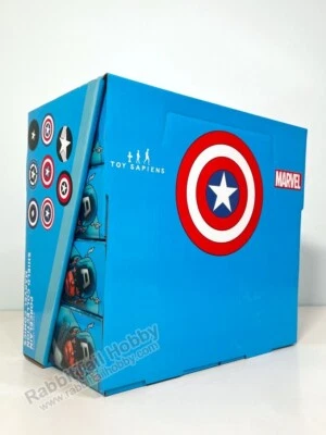 Porcelain Shield Collection Captain America Comic Ver Full Set 8 pcs US In-Stock - Image 1 of 4