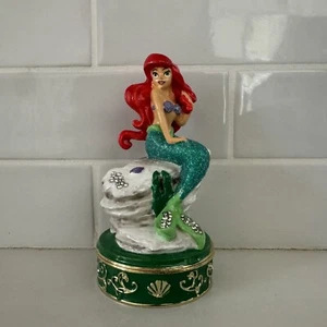 ARRIBAS BROTHERS DISNEY DISNEYLAND ARIEL THE LITTLE MERMAID TRINKET BOX BP2614K1 - Picture 1 of 11