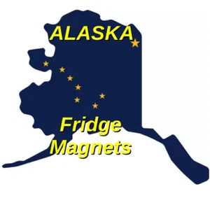Alaska State - Refrigerator Fridge Magnet Souvenir Travel Vintage - You Pick - Picture 1 of 16