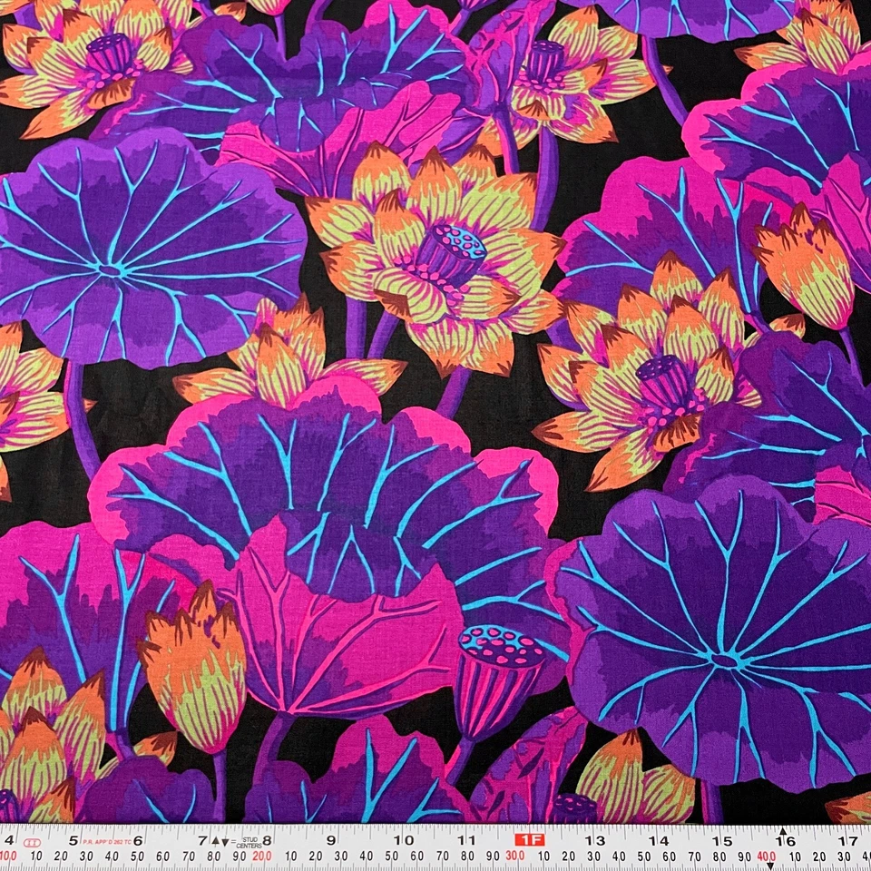 Kaffe Fassett Lake Blossoms 2007 para tela de algodón Rowan por media yarda Foto 1 de 2