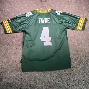 Camiseta de colección Brett Favre #4 Green Bay Packers nunca usada Reebok NFL 2XL - Imagen 1 de 8