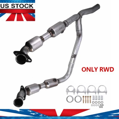 LH+RH Catalytic Converter (RWD VEHICLE ONLY) Fit 2001 2002 2003 Ford F-150 4.2L - Image 1 of 4