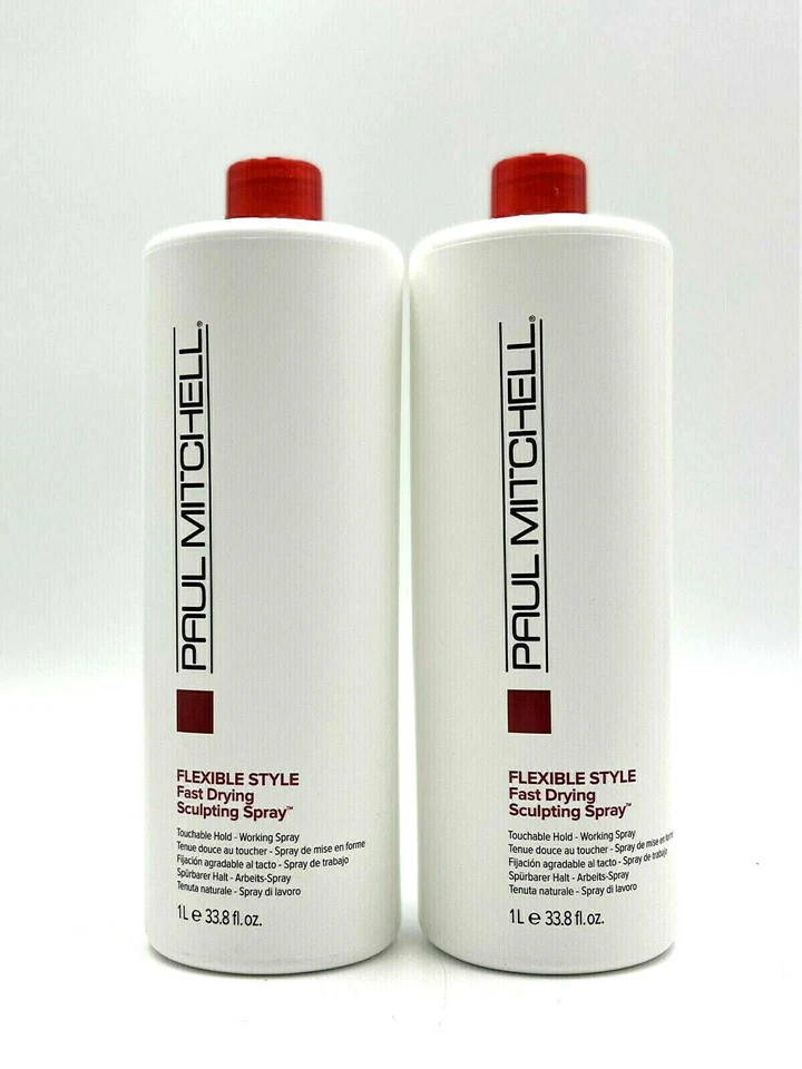 **NUEVO** PAQUETE DE 2 spray para esculpir de secado rápido estilo flexible Paul Mitchell 33,8 oz Foto 1 de 1
