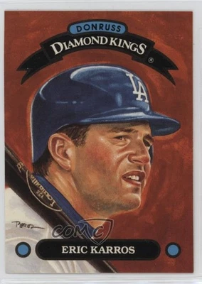 1993 Donruss Diamond Kings Эрик Каррос #DK-30 - Изображение 1 из 2