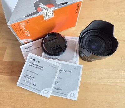 Sony AF 20mm 2.8 Objektiv Sony A-Mount - SAL20F28 - Bild 1 von 4