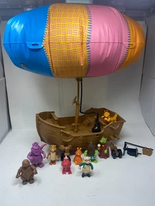 Vintage Teddy Ruxpin Airship Playset + 9 Figures 1986 Worlds of Wonder WOW - Picture 1 of 21