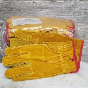 Guantes de conductor de cuero Liberty para hombre pequeños 12 pares de seguridad marrón dividido 8440S - Imagen 1 de 7