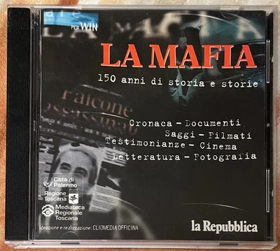 CD-ROM multimediale "La Mafia, 150 anni di storia e storie" Cliomedia Officina - Immagine 1 di 2