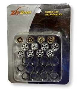 ZipZaps RC Custom Tire & Hubcap Kit 60-7502 by RadioShack - New Sealed - Picture 1 of 4
