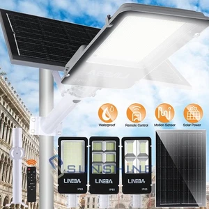 82000000LM Brillo Lleno LED Lampara Focos Solar De Calle Sensor De Movimient Luz - Picture 1 of 60