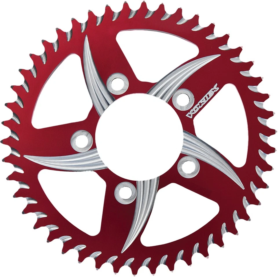 VORTEX Rear Cat5 Sprocket Aluminum 48t 520 Red Kaw 452AZR-48 - Image 1 of 1