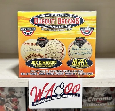2024 Tristar Hidden Treasures Dugout Dreams Autographed MLB Baseball Sealed Box - Image 1 of 4