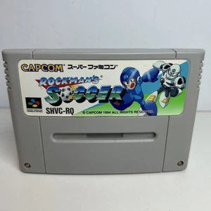 Super Famicom ROCKMAN'S SOCCER Megaman nur Cartridge Nintendo SFC US-Verkäufer - Bild 1 von 3