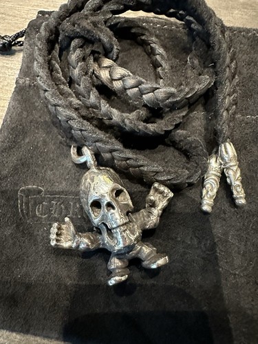 CHROME HEARTS collana foti grande stile cuori cromati