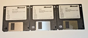 Microsoft MS-DOS 6.22  3.5"  Floppy Boot Disks -  (disk 1, 2, and 3) - Picture 1 of 4