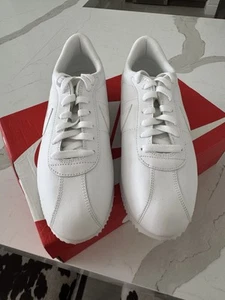 Mens Nike Cortez Sneakers White Men’s Size 9.5 - Picture 1 of 9