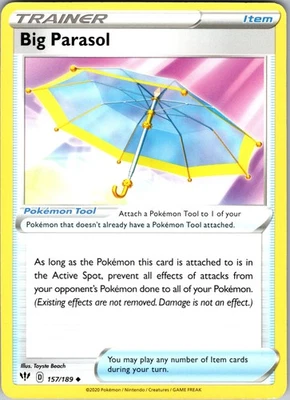 Big Parasol Uncommon Regular SWSH03: Darkness Ablaze 157/189 NM - Image 1 of 2